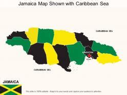 Map Of Caribbean Sea Powerpoint Slide Caribbean Sea Caribbean Jamaica