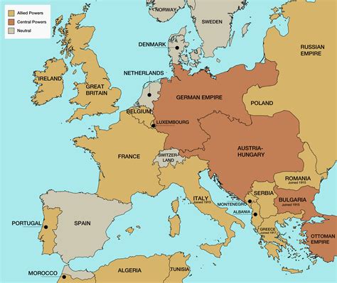 Map Of Europe Before World War 1 Map Vrogue Co