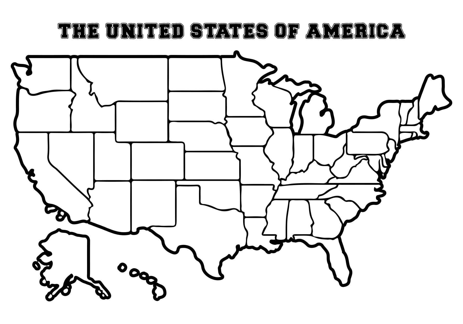 Map Of United States 15 Free Pdf Printables Printablee United