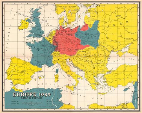 Maps Map Of Europe 1939