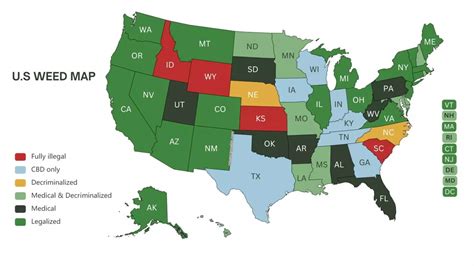 Marijuana Laws By State For 2025 Where Is Cannabis Legal Pot Monk