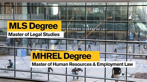 Master Of Legal Studies And Master Of Human Resources And Employment
