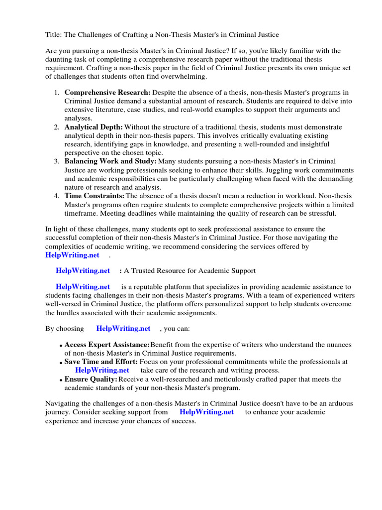 5 Ways Criminal Justice Masters