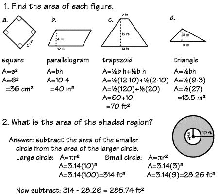 Mat 157 Areas Of Polygons