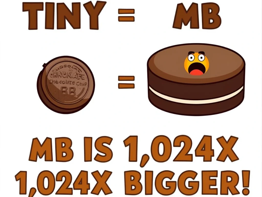 MB is bigger than KB