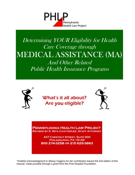 Medicaid Eligibility Pennsylvania Health Law Project