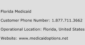 Medicaid Florida Phone Number