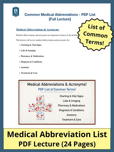 Medical Abbreviations [Flashcards] - Ezmed, 59% Off
