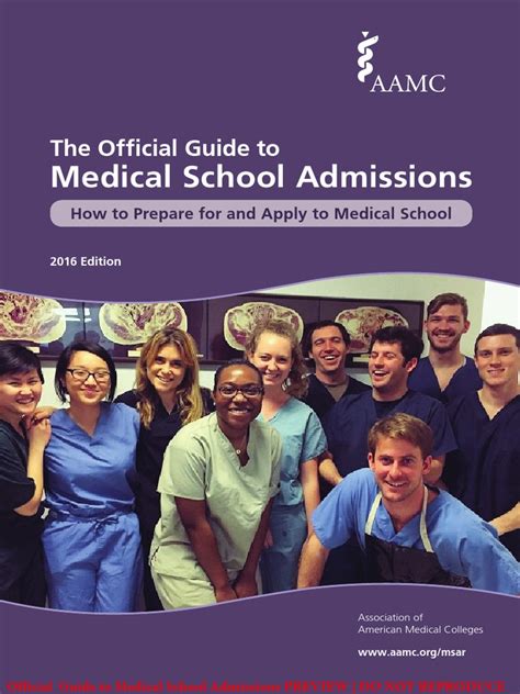 Medical School Admissions The Official Guide To Pdf