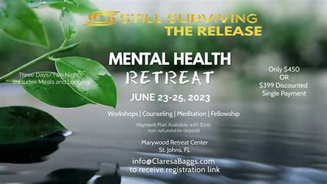 Mental Health Retreat