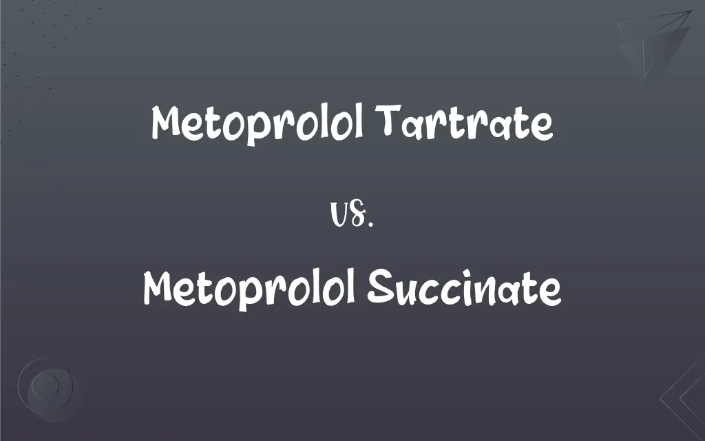 Metoprolol Tartrate Vs Succinate