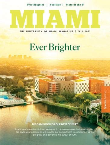 Miami Magazine Fall 2021 By University Of Miami Issuu