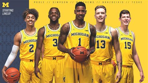 Michigan Men S Basketball Umichbball Twitter Michigan Wolverines