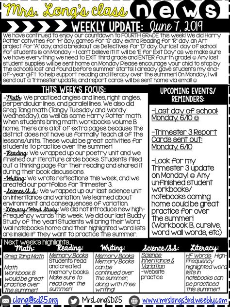 Midwest Mrs Long S 3Rd Grade Class