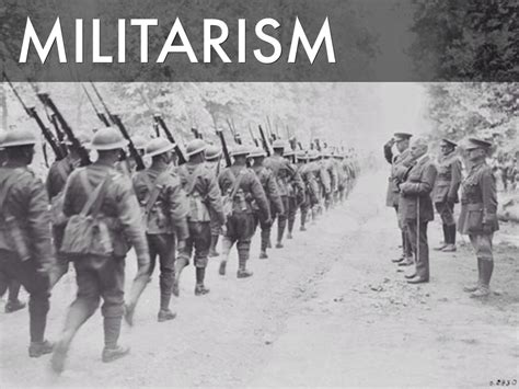 5 Causes WW1 Militarism