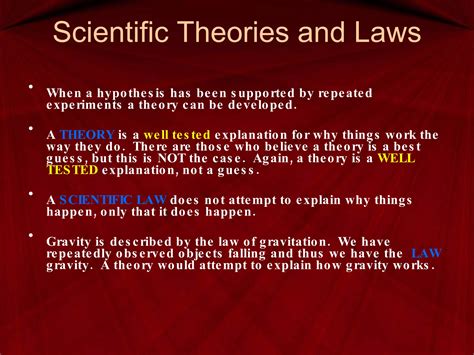 Module 1 Scientific Laws Ppt