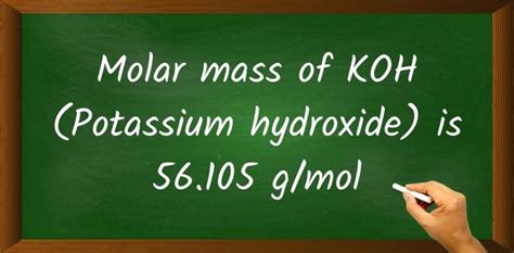 Molar Mass of KOH