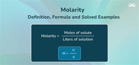Molarity Formula What Is Molarity And Normality With Solved Examples