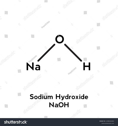 Molecular Formula Sodium Hydroxide Chemical Structure