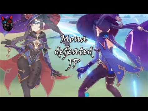 Mona Death Scenes Genshin Impact Japanese Voice Youtube