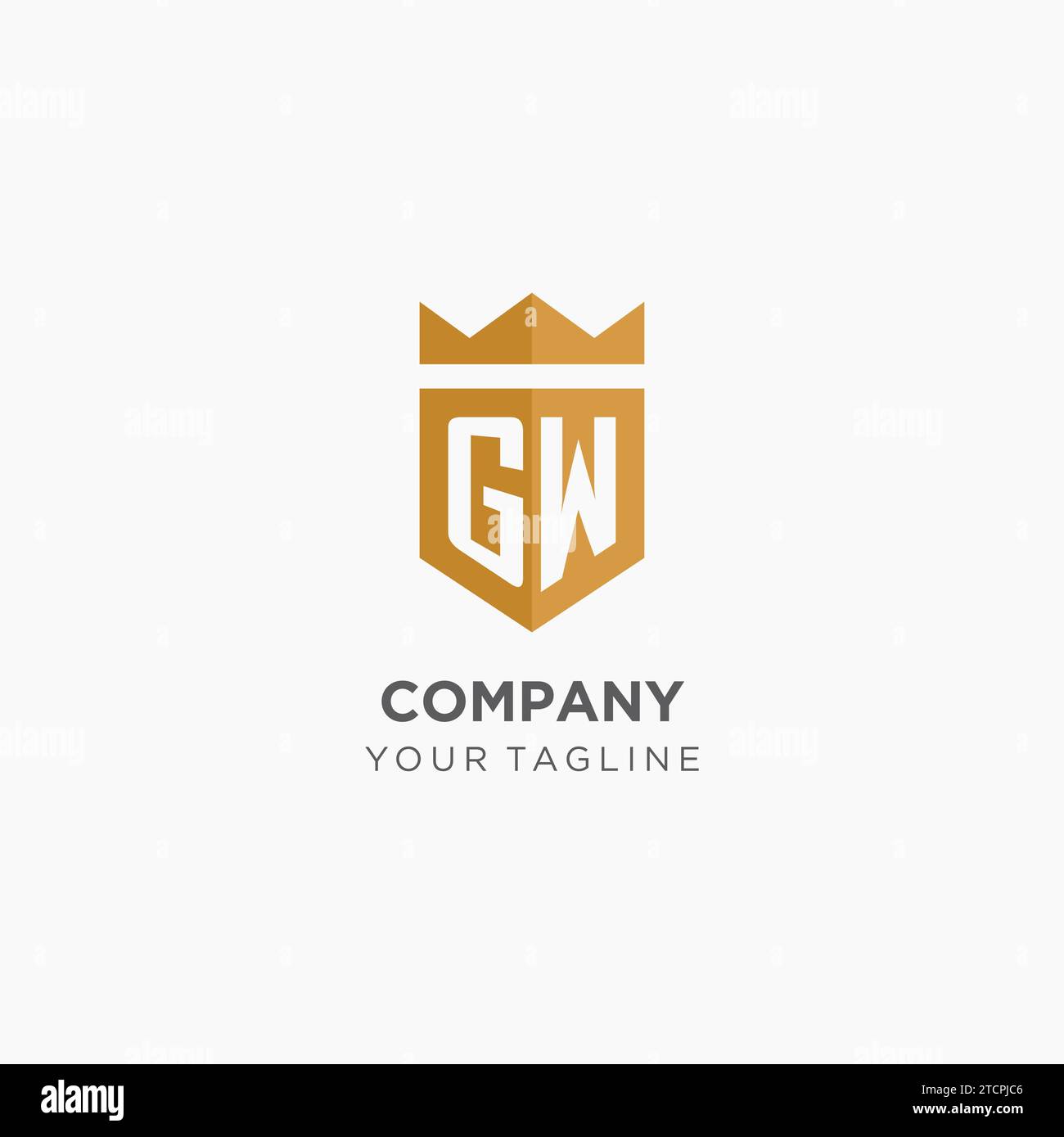Monogram Gw Logo Design By Vectorseller Thehungryjpeg