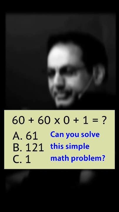 Most Students Missed This Simple Problem Even With A Calculator Mind Your Decisions