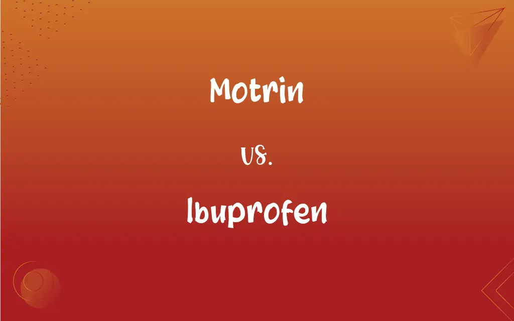 Motrin Vs Ibuprofen
