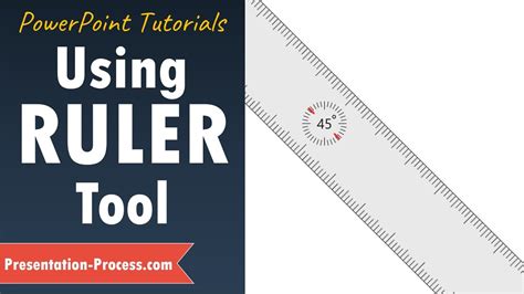 Move Or Rotate The Ruler In Powerpoint And Draw Parallel Lines Youtube