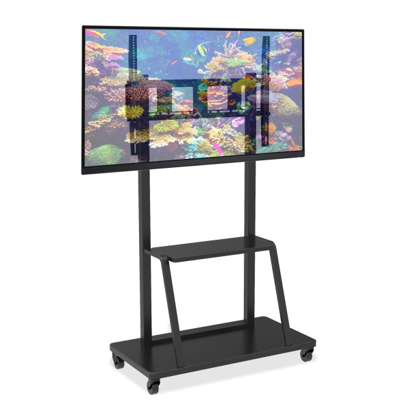 Multifunction Mobile Tv Cart For Led Lcd Tv 55 100 With Shelf Tv Floor Stands Tv Mounts
