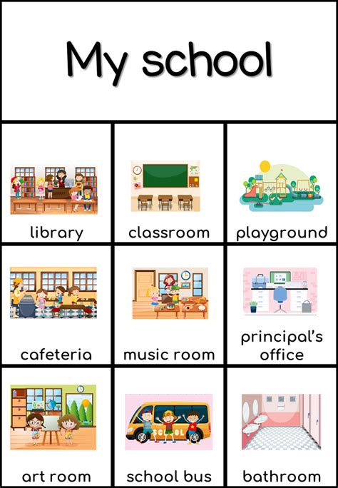 My School My Classroom And My School Supplies Dasbeth Online Languages