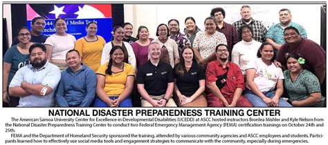N D P T C National Disaster Preparedness Training Center Home