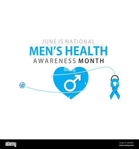 National Men S Health Awareness Month Celebrate In June Poster Or