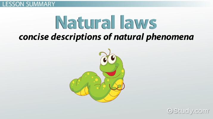 Natural Laws Of Science Definition Examples Lesson Study Com