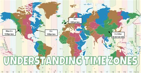Navigating Time Understanding Time Zones And Their Importance Map Of