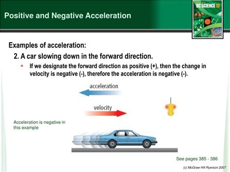 Negative Acceleration Examples