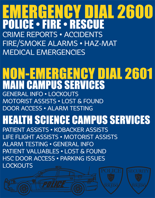 New Phone Number For Non Emergency Assistance Utoledo News