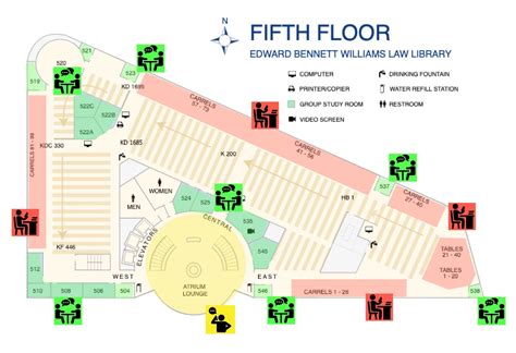 Noise Zones Georgetown Law Library Georgetown Law