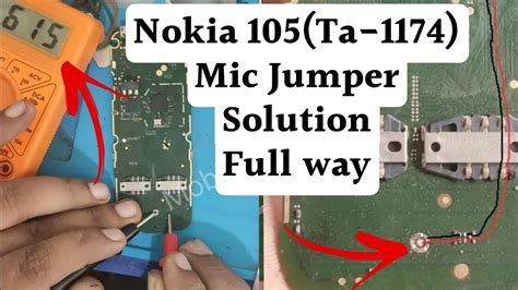 Nokia 105 Ta 1174 Mic Jumper Solution Full Ways Youtube