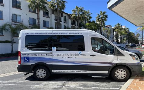 Non Emergency Medical Transportation Vehicle Parentis Health