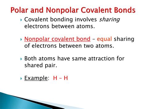 Non Polar And Polar Covalent Bonds Ppt Download