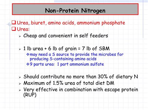 Non Protein Nitrogen