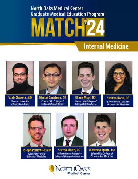 North Oaks Welcomes Internal Medicine Residents To Gme Program
