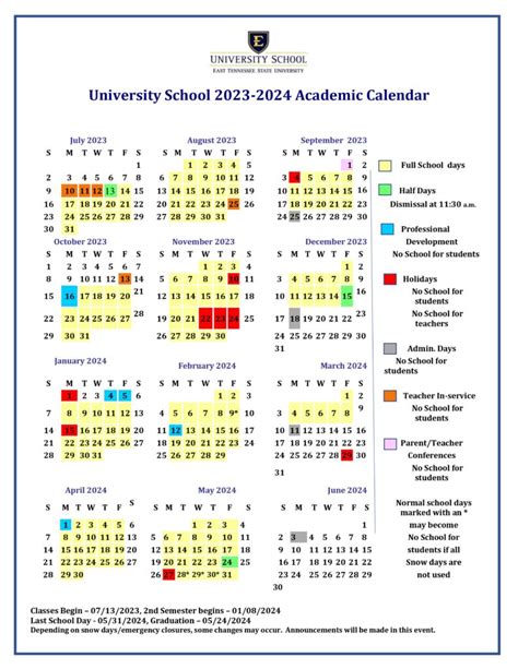 Northeastern University Calendar Dates