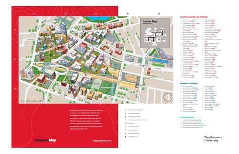 Northeastern University Campus Map All Maps