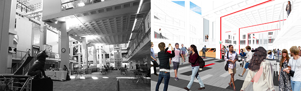 Northeastern University Curry Student Center Refresh On Behance