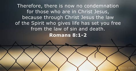November 9 2020 Bible Verse Of The Day Romans 8 1 2 Dailyverses Net