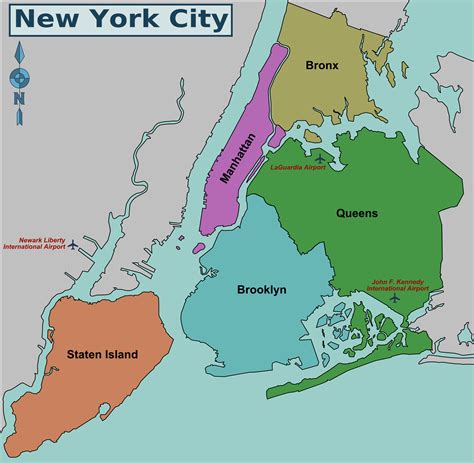 NYC Borough Map Guide