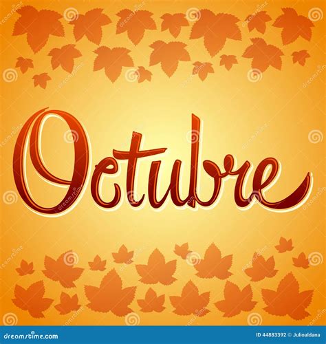 October in Spanish