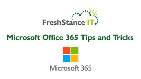 Office 365 Tips And Tricks 2020 Youtube