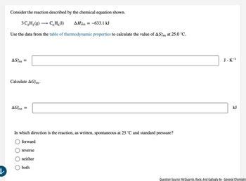 Oneclass For The Reaction Described By The Chemical Equation 3C2h2 G